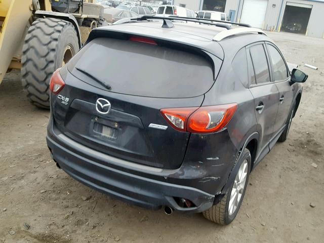 JM3KE4DY5E0314565 - 2014 MAZDA CX-5 GT BLACK photo 4