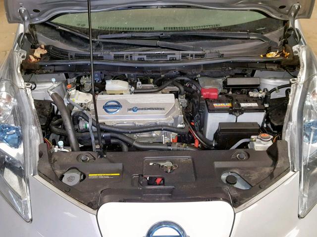 JN1AZ0CPXCT022693 - 2012 NISSAN LEAF SV WHITE photo 7