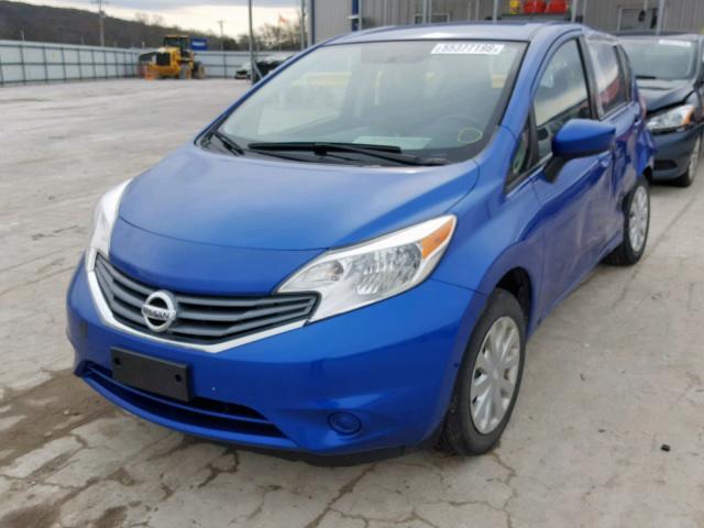 3N1CE2CP3GL363735 - 2016 NISSAN VERSA NOTE BLUE photo 2