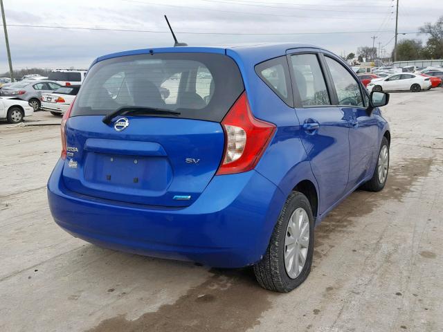 3N1CE2CP3GL363735 - 2016 NISSAN VERSA NOTE BLUE photo 4