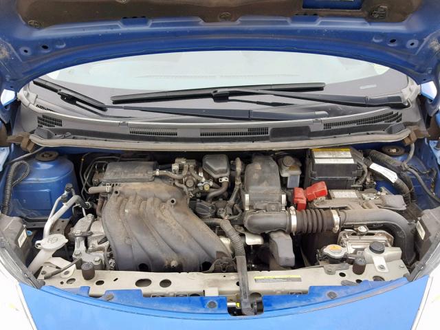 3N1CE2CP3GL363735 - 2016 NISSAN VERSA NOTE BLUE photo 7