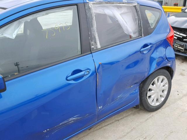 3N1CE2CP3GL363735 - 2016 NISSAN VERSA NOTE BLUE photo 9