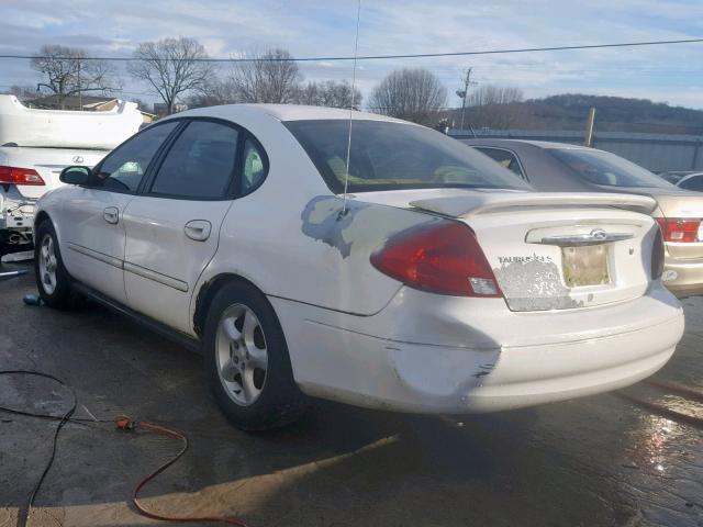 1FAFP55U6YG243707 - 2000 FORD TAURUS SES WHITE photo 3