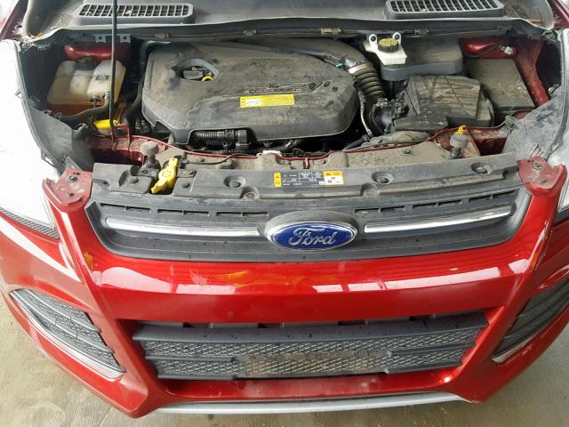 1FMCU0GX6DUD52904 - 2013 FORD ESCAPE SE RED photo 7