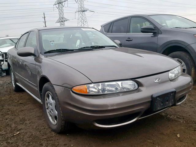 1G3NL52T51C198060 - 2001 OLDSMOBILE ALERO GL BROWN photo 1