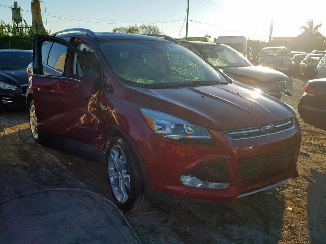 1FMCU0J90EUA74271 - 2014 FORD ESCAPE TIT RED photo 1