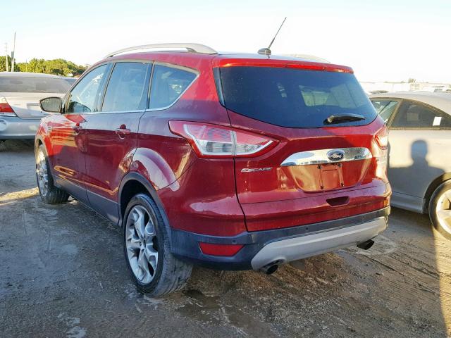 1FMCU0J90EUA74271 - 2014 FORD ESCAPE TIT RED photo 3