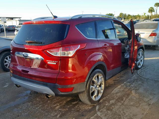 1FMCU0J90EUA74271 - 2014 FORD ESCAPE TIT RED photo 4