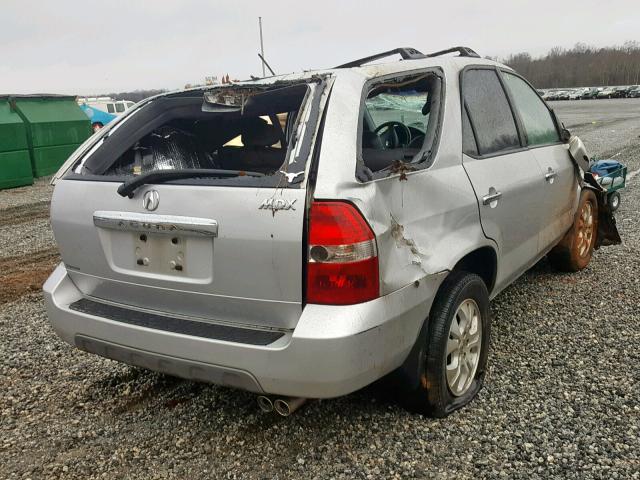 2HNYD18683H509690 - 2003 ACURA MDX TOURIN SILVER photo 4