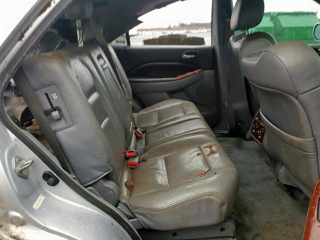 2HNYD18683H509690 - 2003 ACURA MDX TOURIN SILVER photo 6