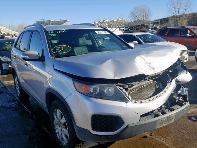 5XYKTDA26CG269688 - 2012 KIA SORENTO BA SILVER photo 1