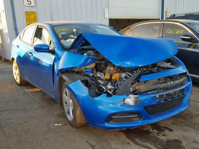 1C3CDFBB1GD680971 - 2016 DODGE DART SXT BLUE photo 1