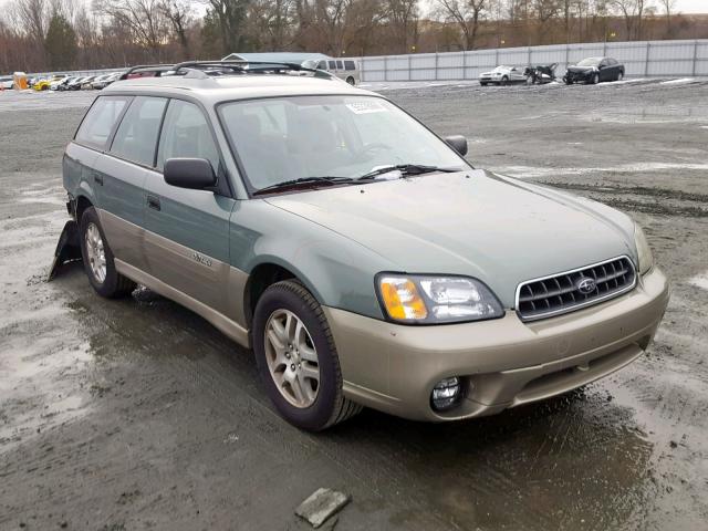 4S3BH675247627074 - 2004 SUBARU LEGACY OUT GREEN photo 1