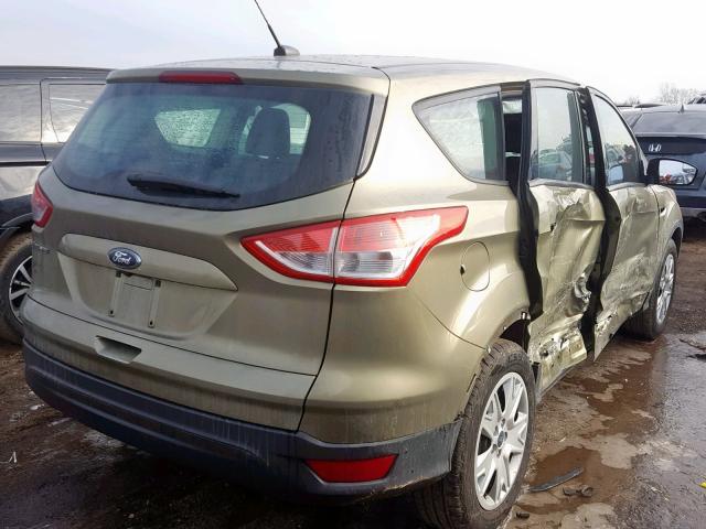 1FMCU0F78EUB57440 - 2014 FORD ESCAPE S GREEN photo 4