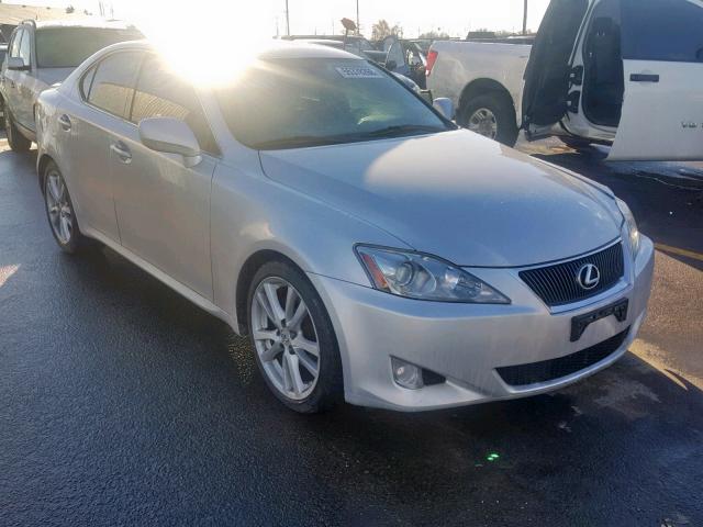 JTHBK262475026376 - 2007 LEXUS IS 250 SILVER photo 1