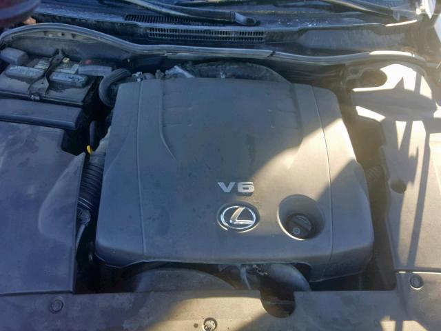 JTHBK262475026376 - 2007 LEXUS IS 250 SILVER photo 7