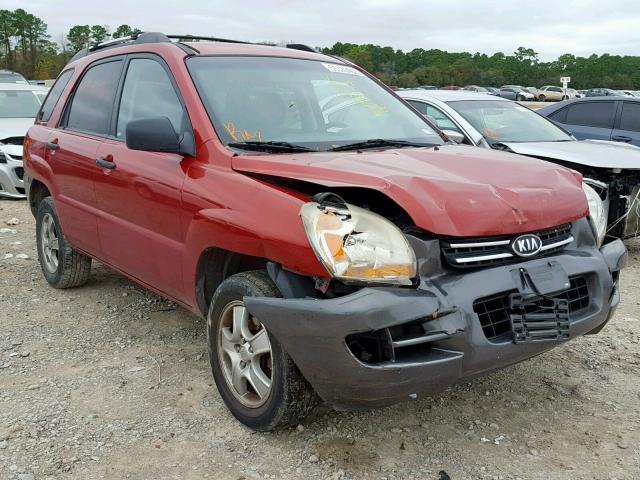 KNDJF724087529477 - 2008 KIA SPORTAGE L RED photo 1