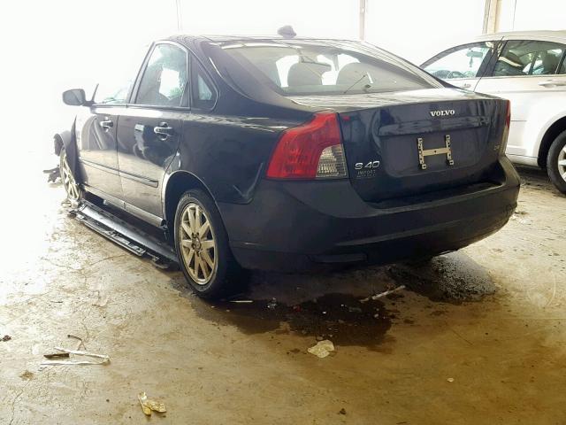 YV1MS382482376004 - 2008 VOLVO S40 2.4I BLACK photo 3