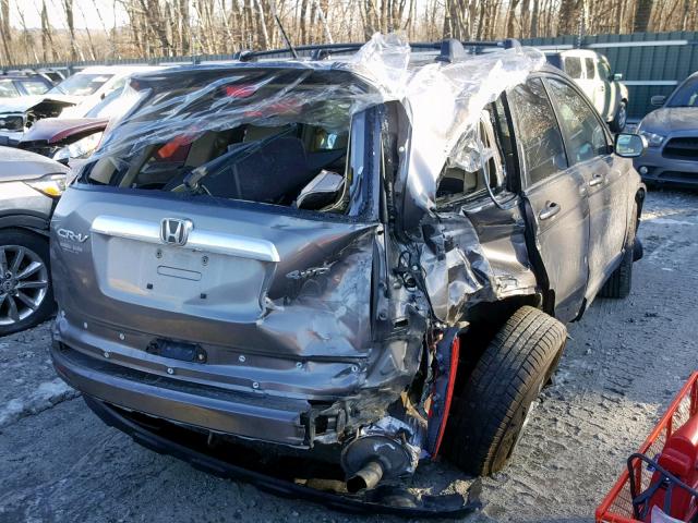 5J6RE4H73AL021565 - 2010 HONDA CR-V EXL BROWN photo 4