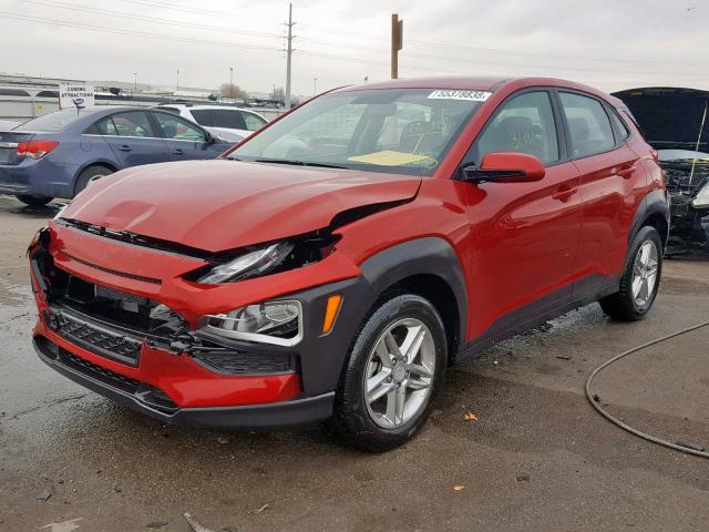 KM8K12AA2JU080108 - 2018 HYUNDAI KONA SE RED photo 2