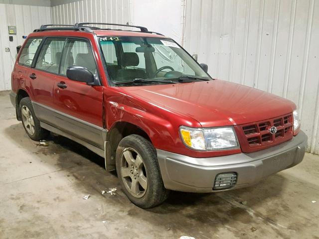 JF1SF6558YH723161 - 2000 SUBARU FORESTER S RED photo 1