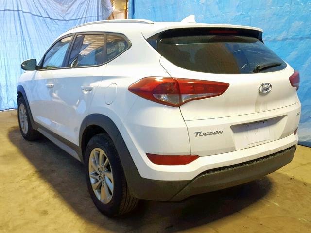 KM8J3CA49JU706064 - 2018 HYUNDAI TUCSON LIM WHITE photo 3