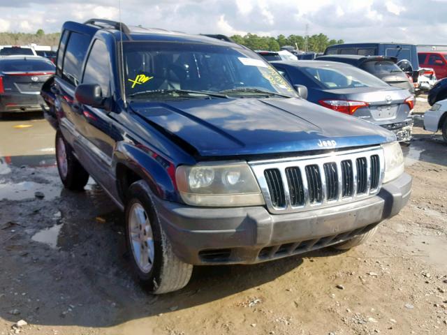 1J4GX48S93C573970 - 2003 JEEP GRAND CHER BLUE photo 1