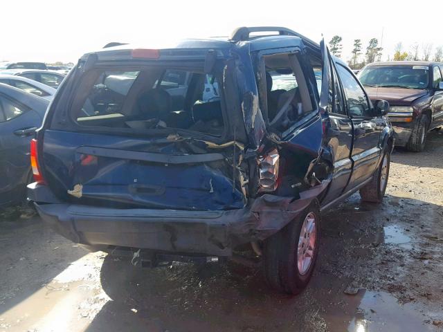 1J4GX48S93C573970 - 2003 JEEP GRAND CHER BLUE photo 4