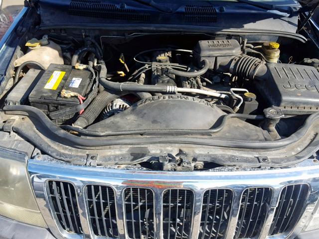 1J4GX48S93C573970 - 2003 JEEP GRAND CHER BLUE photo 7