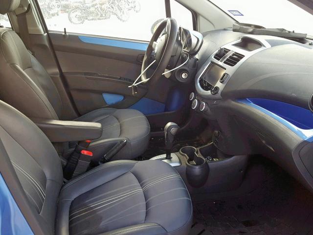 KL8CD6S91FC715532 - 2015 CHEVROLET SPARK 1LT BLUE photo 5