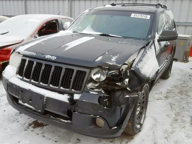 1J8GR48K39C533837 - 2009 JEEP GRAND CHER BLACK photo 2