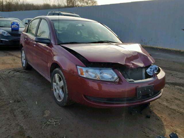 1G8AJ55F27Z143222 - 2007 SATURN ION LEVEL RED photo 1