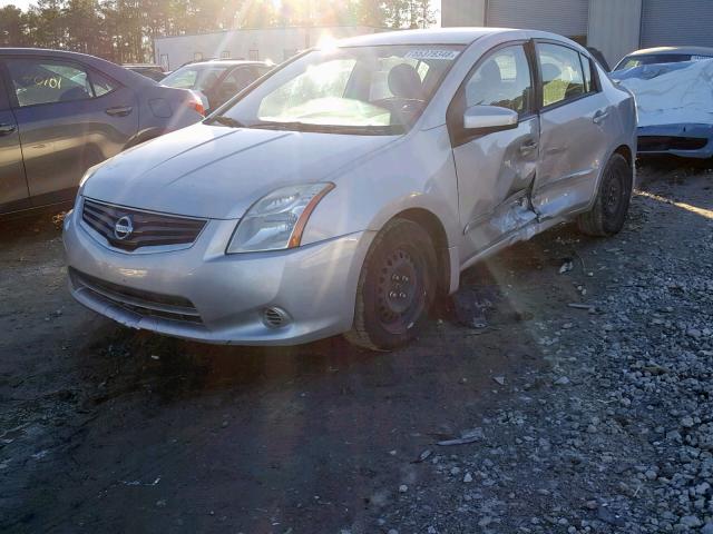 3N1AB6AP9CL771869 - 2012 NISSAN SENTRA 2.0 SILVER photo 2