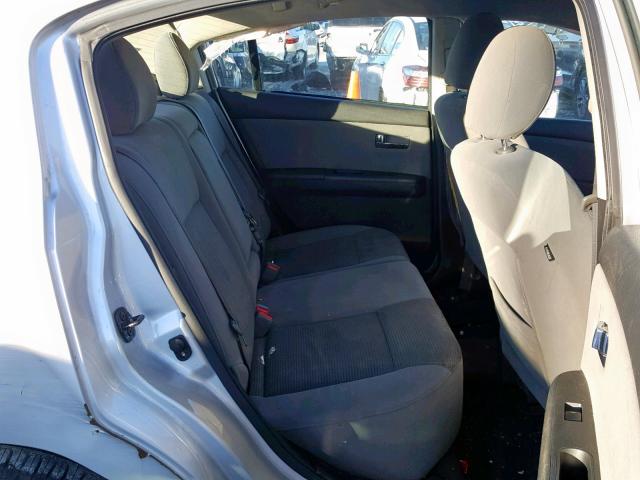 3N1AB6AP9CL771869 - 2012 NISSAN SENTRA 2.0 SILVER photo 6