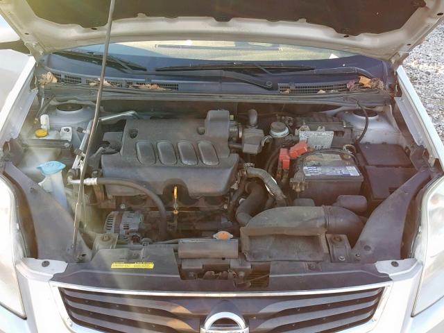 3N1AB6AP9CL771869 - 2012 NISSAN SENTRA 2.0 SILVER photo 7