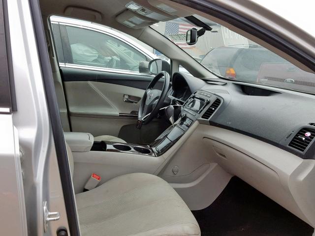 4T3BK3BB9AU045499 - 2010 TOYOTA VENZA BASE SILVER photo 5