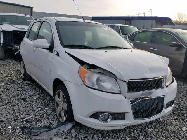 KL1TG6DEXBB232427 - 2011 CHEVROLET AVEO LT WHITE photo 1