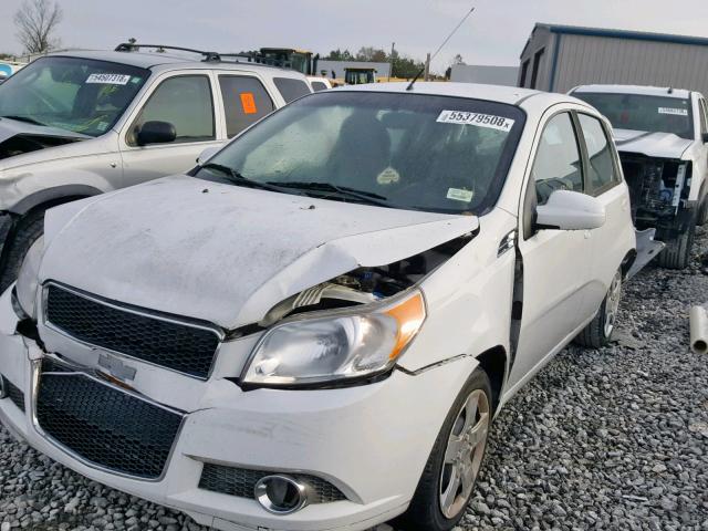 KL1TG6DEXBB232427 - 2011 CHEVROLET AVEO LT WHITE photo 2