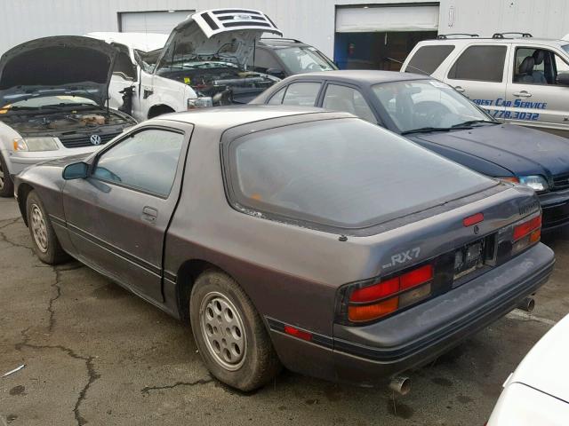 JM1FC331XH0517289 - 1987 MAZDA RX7 GRAY photo 3