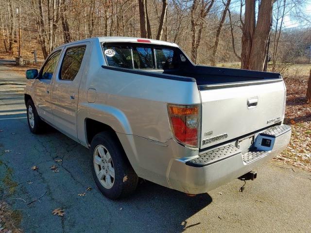 2HJYK16496H508481 - 2006 HONDA RIDGELINE SILVER photo 3