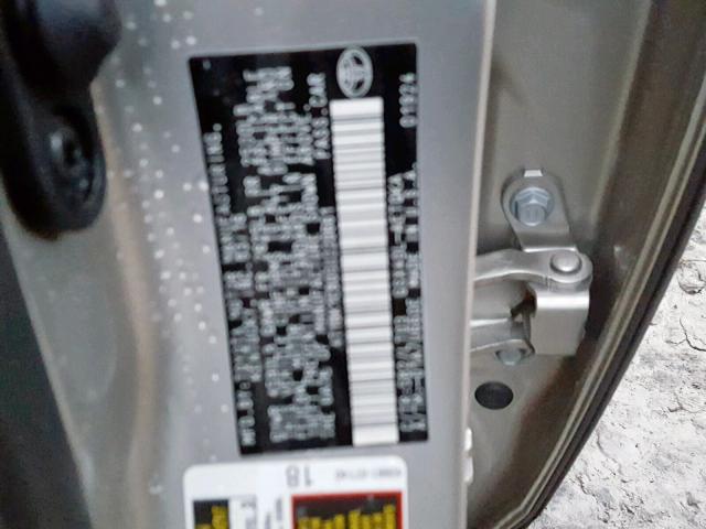 4T1BK1EB0GU220661 - 2016 TOYOTA AVALON XLE SILVER photo 10