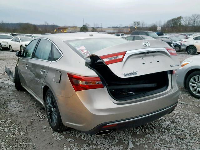 4T1BK1EB0GU220661 - 2016 TOYOTA AVALON XLE SILVER photo 3