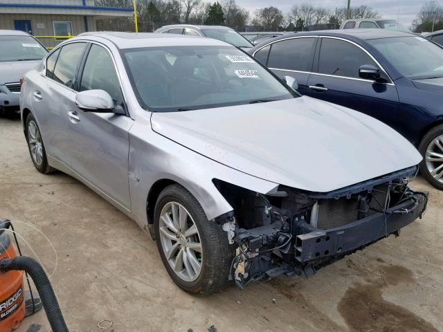 JN1BV7AP9EM680966 - 2014 INFINITI Q50 BASE SILVER photo 1