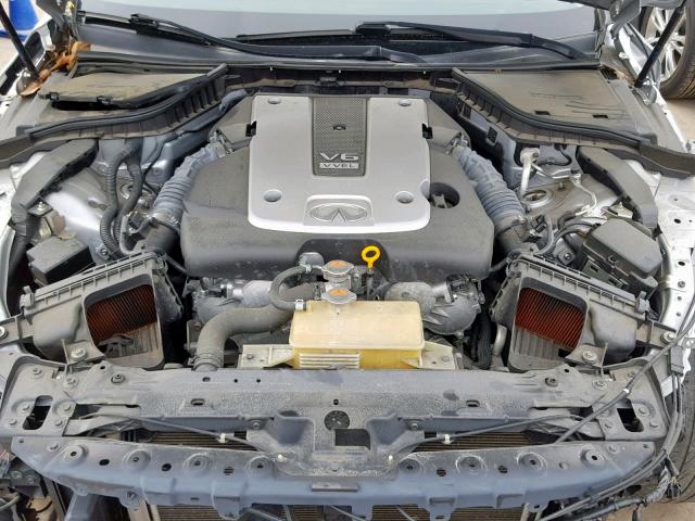 JN1BV7AP9EM680966 - 2014 INFINITI Q50 BASE SILVER photo 7