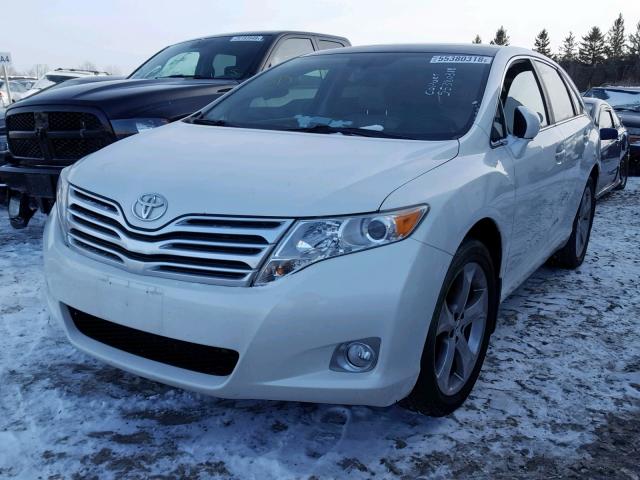 4T3BK3BB2BU050349 - 2011 TOYOTA VENZA BASE WHITE photo 2