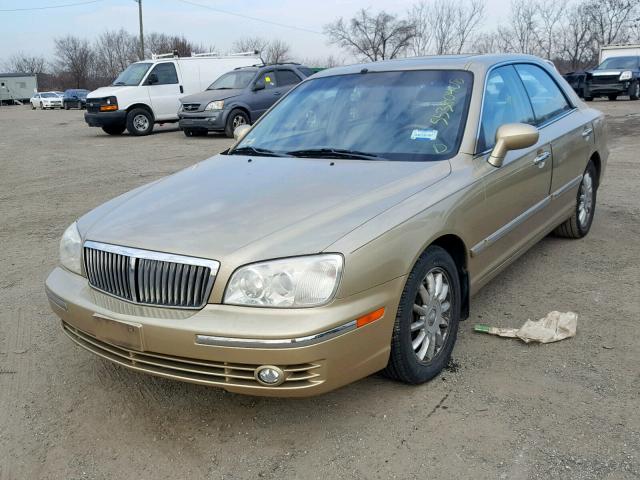 KMHFU45E64A342445 - 2004 HYUNDAI XG 350 GOLD photo 2