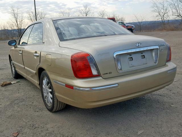 KMHFU45E64A342445 - 2004 HYUNDAI XG 350 GOLD photo 3