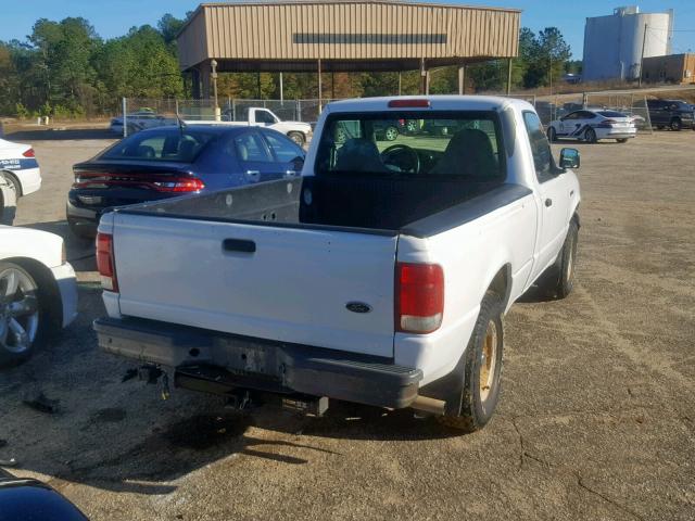 1FTYR10C8YPA30696 - 2000 FORD RANGER WHITE photo 4