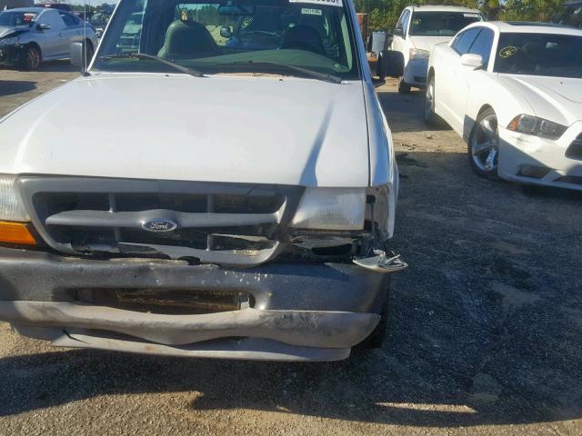 1FTYR10C8YPA30696 - 2000 FORD RANGER WHITE photo 9