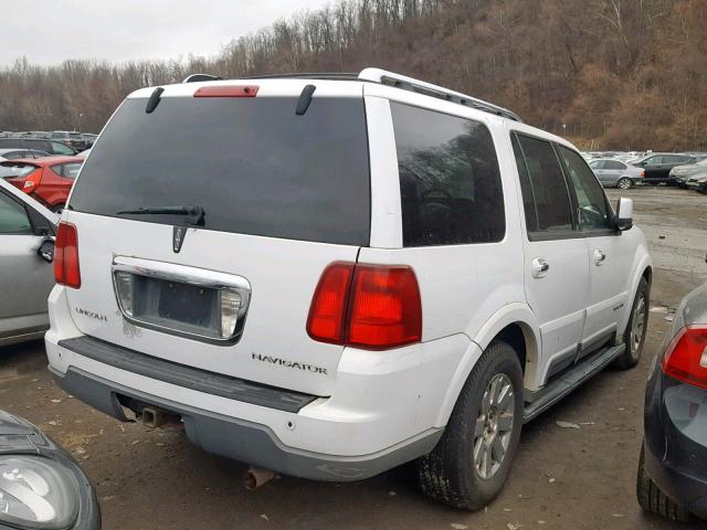 5LMFU28R54LJ02307 - 2004 LINCOLN NAVIGATOR 白色 照片 4